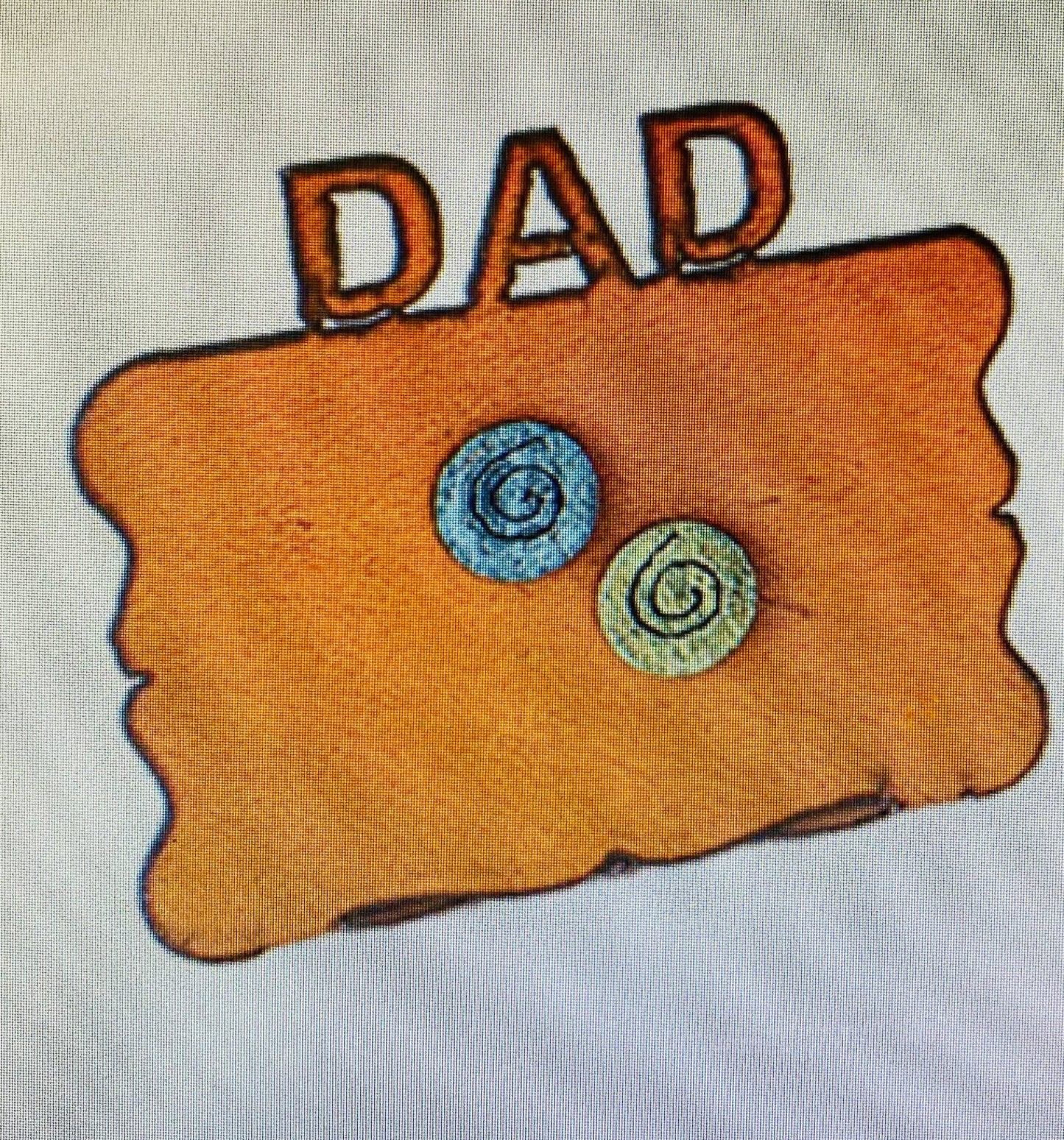 Picture Frame Dad Father’s Day, recycle, memo board, magnets