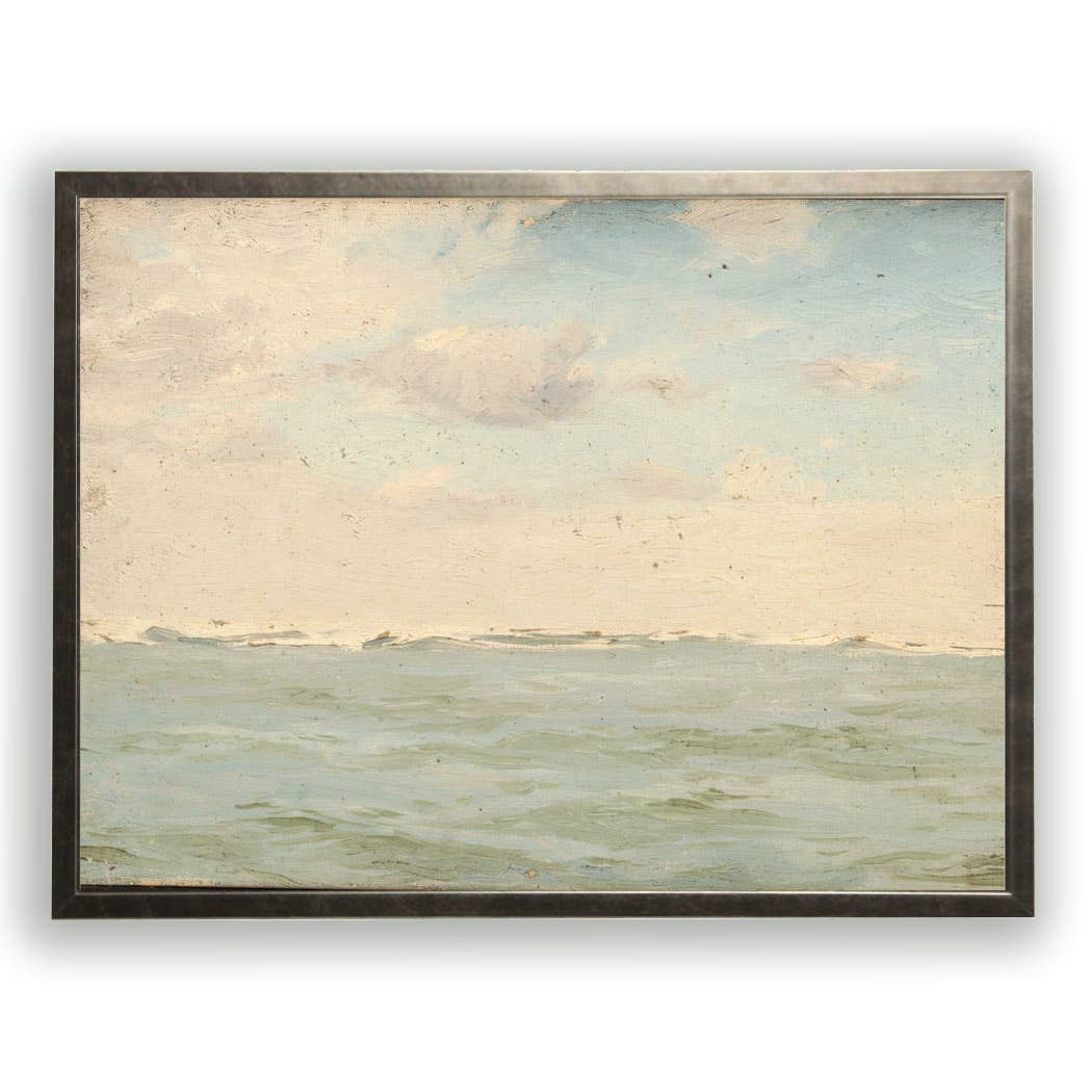 Framed Vintage Oil Painting Reproduction