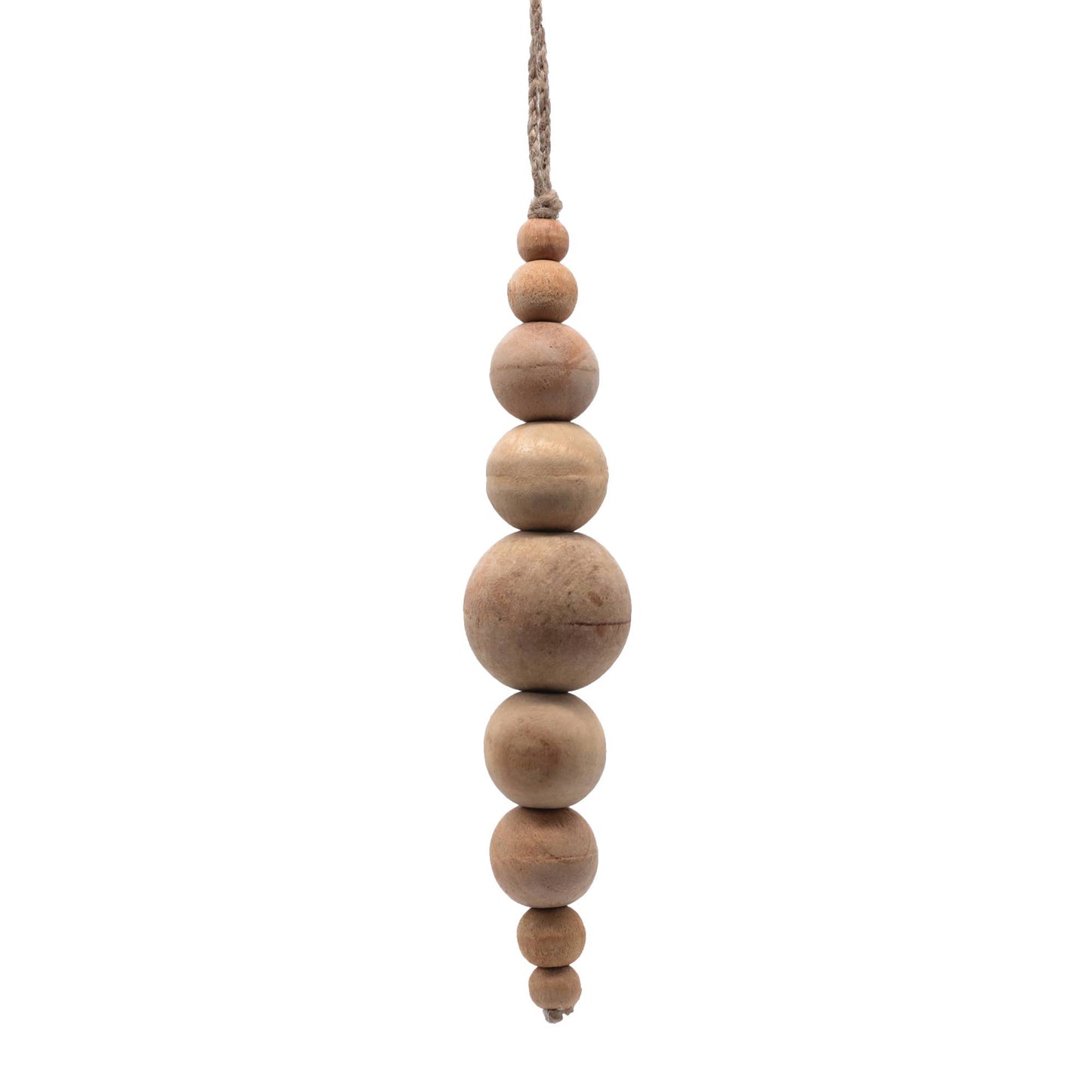 Vickerman Natural Wooden Bead Ornament