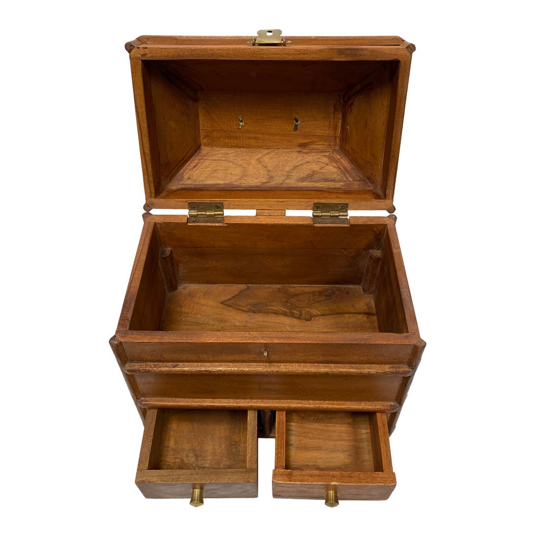 British Campaign Chest- Antique Vintage Style