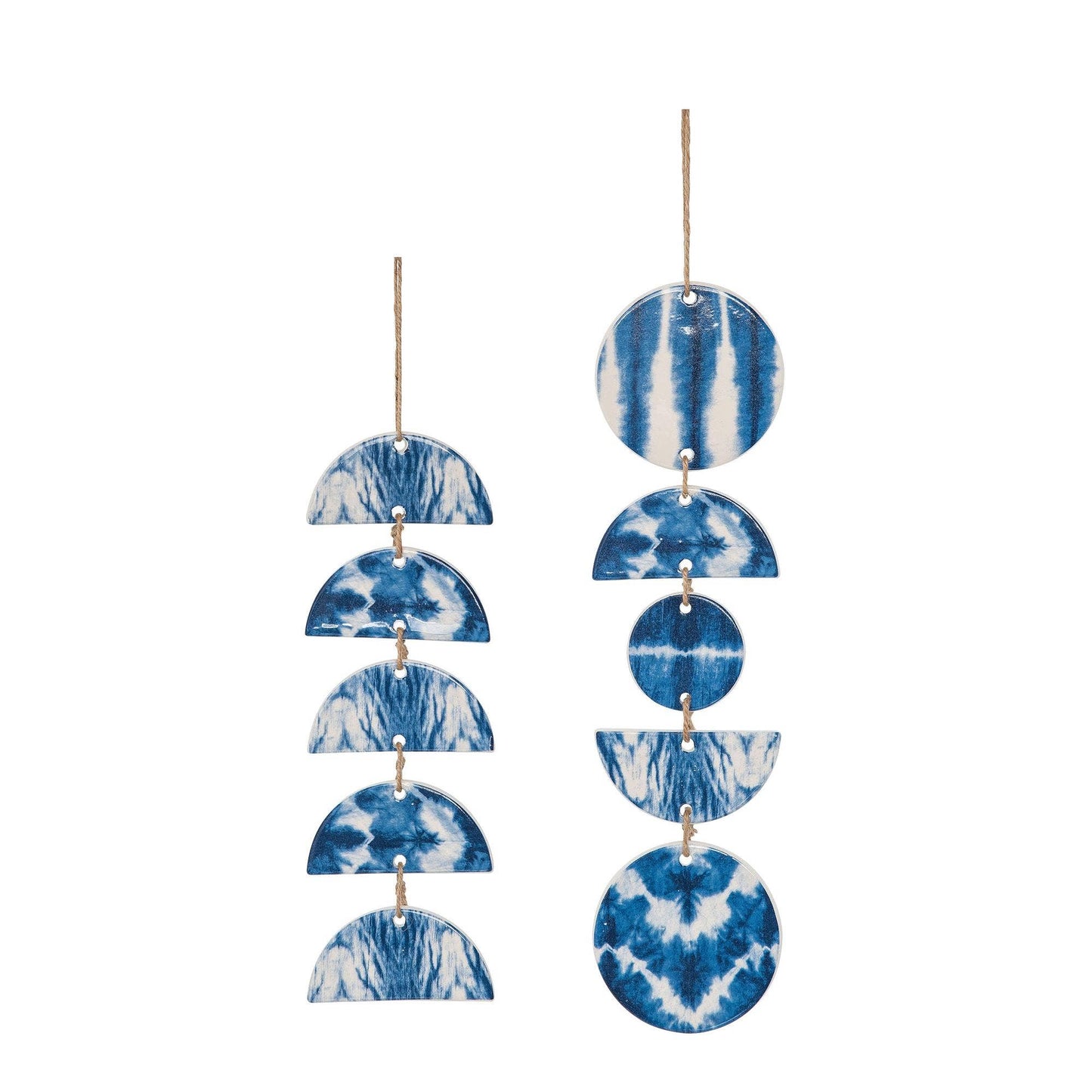 Transpac Short Dol Shibori Wall Hanging Set 2 Spring Décor