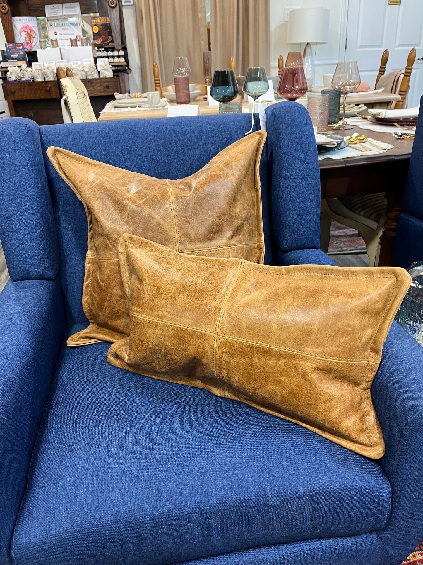 Lambskin Leather Pillow - 2 Sizes