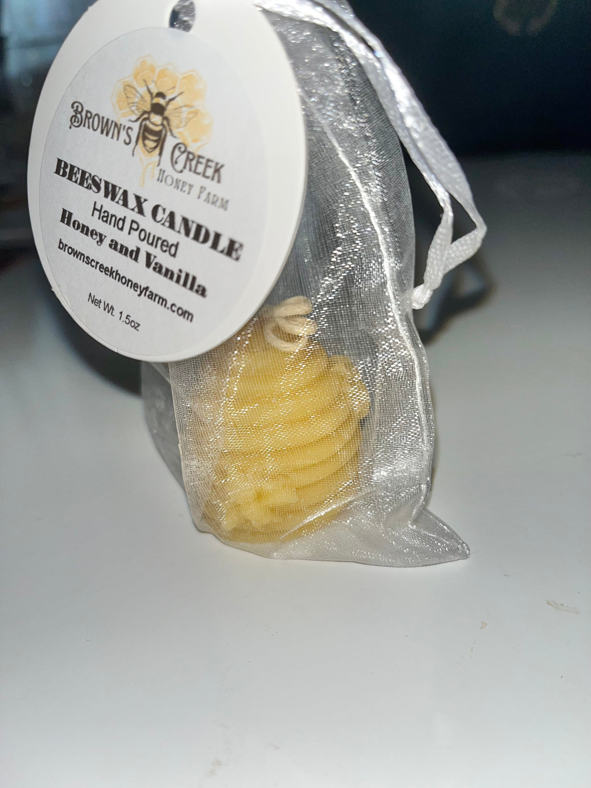 Beeswax Candle - Mini Bee Hive 2" Votive