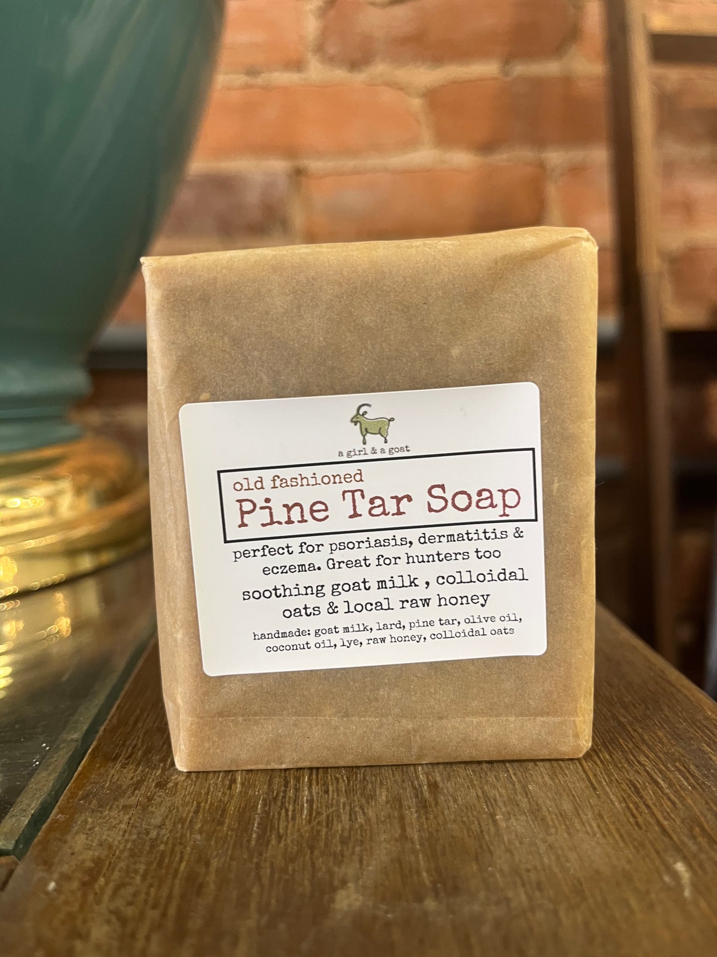 Pine Tar Soap Bar