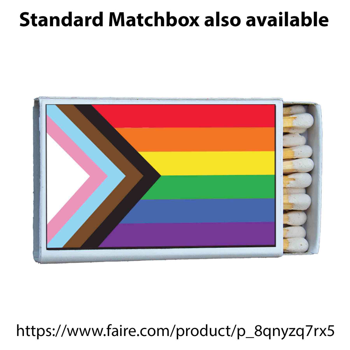 Matches - LGBTQ+ - Wooden Matchbox