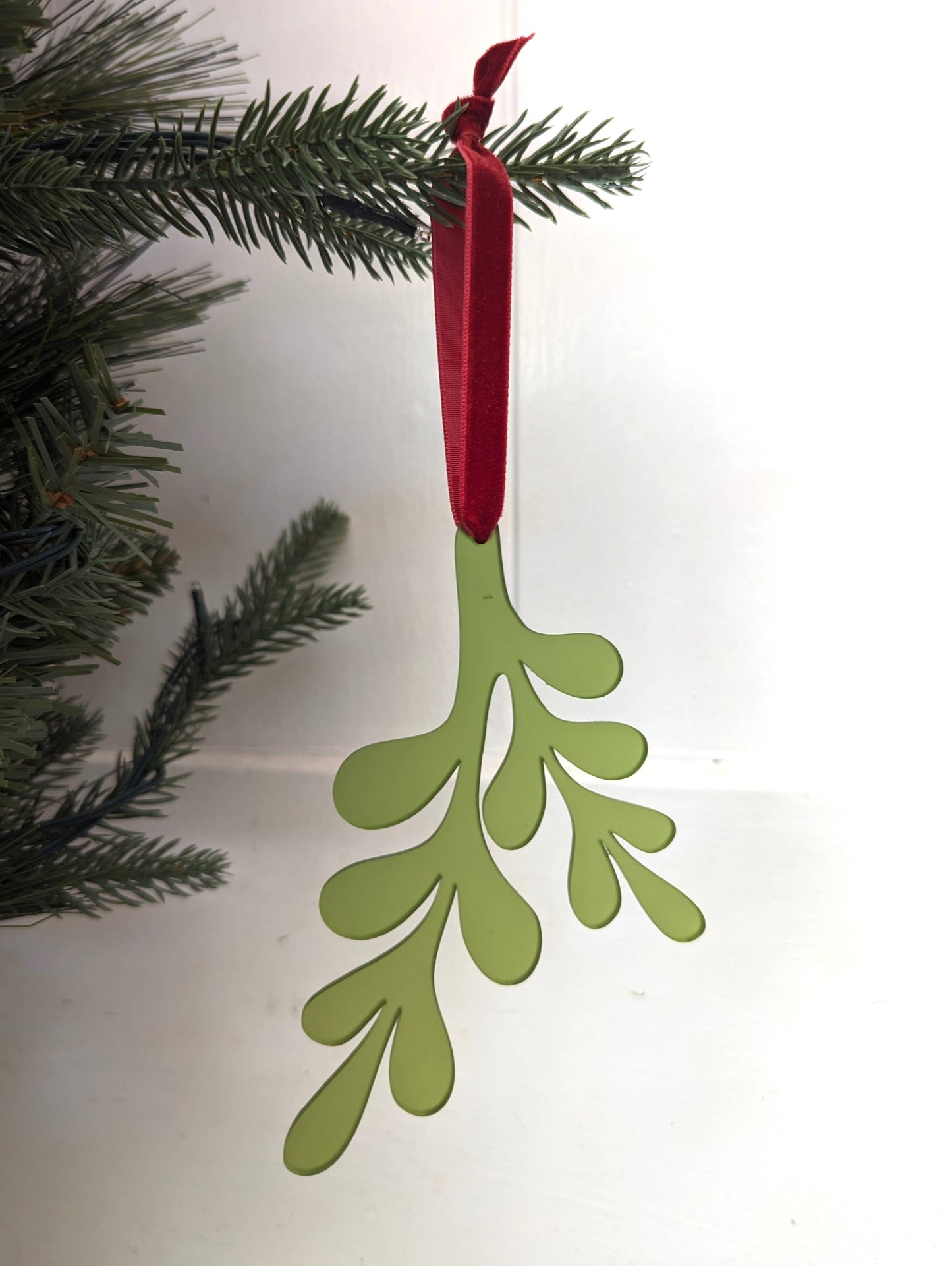 Mistletoe Holiday Ornament