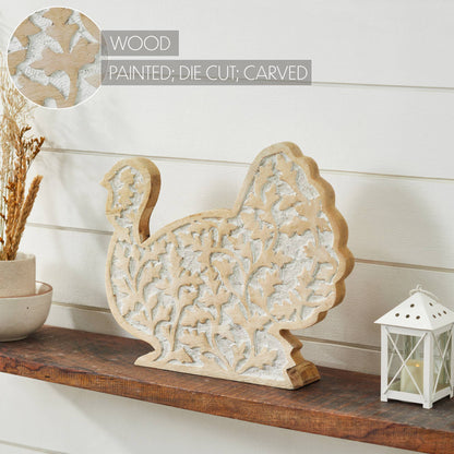 Turkey Wood Figurine