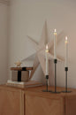 Green Doric Candle Holder Set of 3