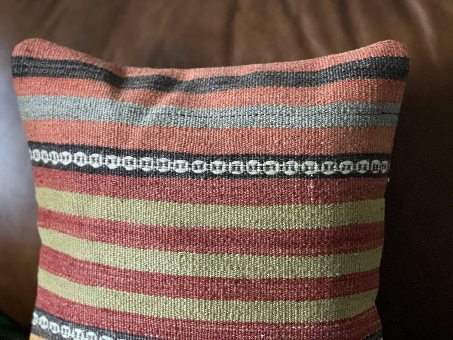 Vintage Turkish Kilim Pillow | Emir 16’
