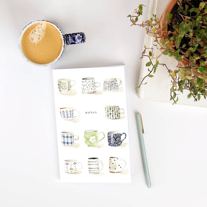 Notebook with Original Watercolor Artwork