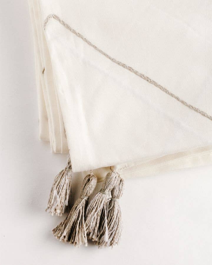 Berber Queen Bedspread Blanket | Handwoven Cotton