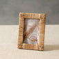Woven Rattan Photo Frame