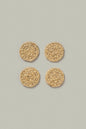Woven Water Hyacinth Coasters