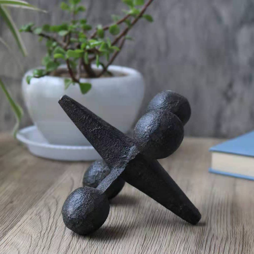 Cast Iron Jack Tabletop Home Accent, 5.25"