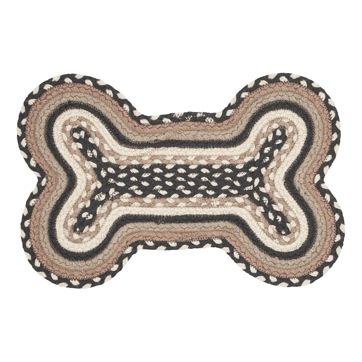 Bone Rug Small - charcoal