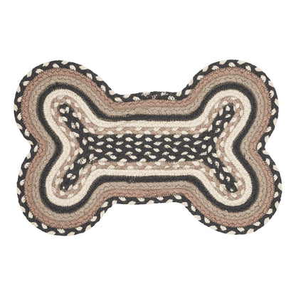 Bone Rug Small - charcoal