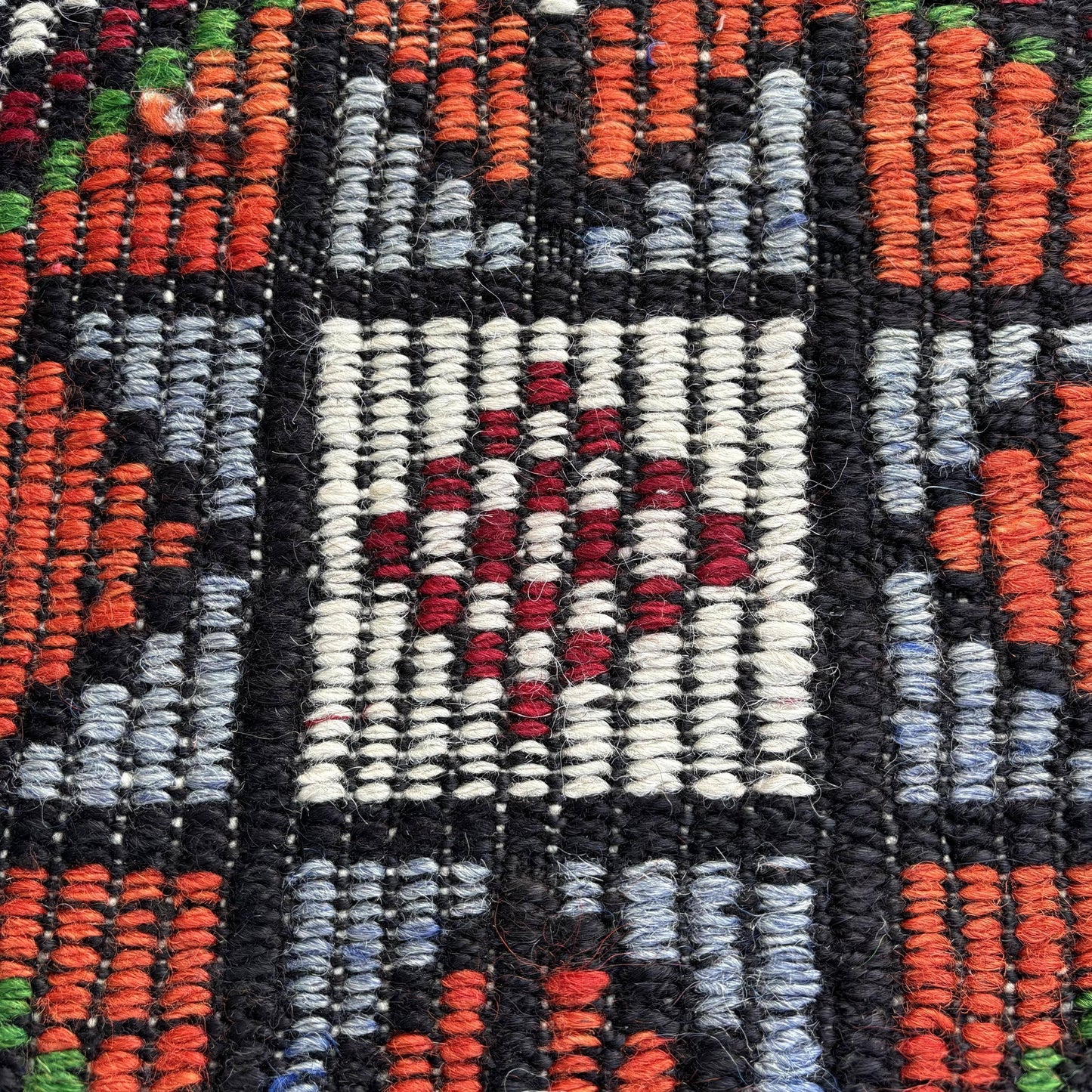 Vintage Turkish Anatolian Kilim Rug 1.8x4 ft Door Mat
