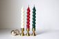 Swirl Taper Candle Set, 2pc Twisted Candlesticks, Home Decor