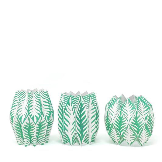 Fern Paper Vase Wraps
