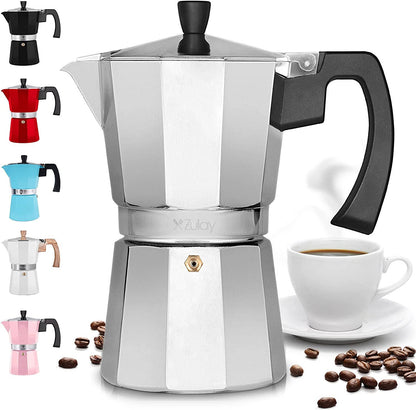 Stovetop Espresso Moka Pot - Italian Coffee Maker