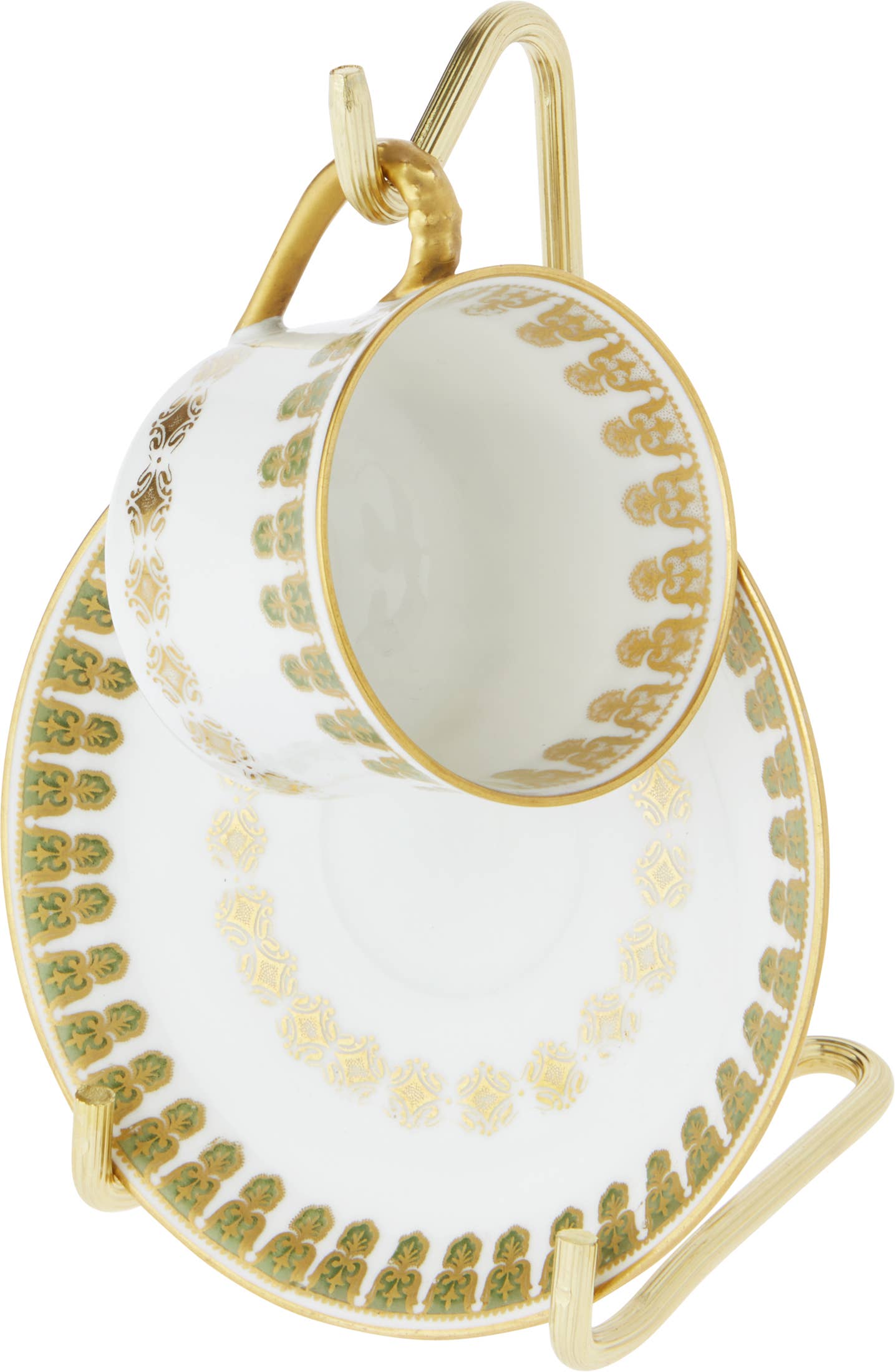 Bard's Demi-tasse Cup & Saucer Stand, 5.5" x 2.75" x 3.25"