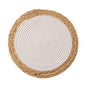 Hand-Woven Rattan Cotton Braided Rope Placemat