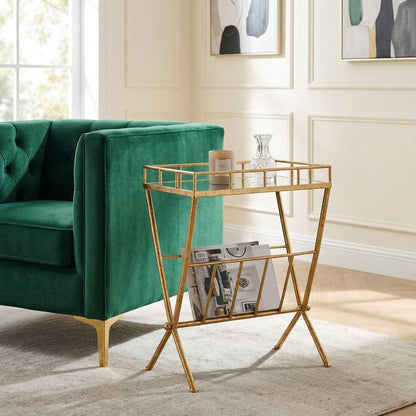 Gold Mirrored Table