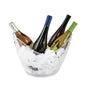 Chill 2-Gallon Clear Acrylic Ice Bucket w/Handle Cut-Outs