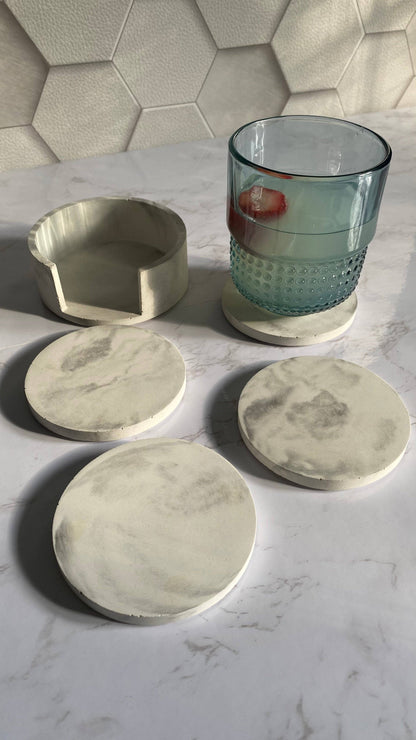 Concrete Coasters set