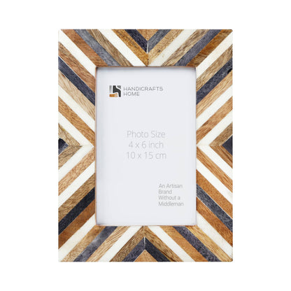 Picture Frame Hypno Daze Pattern Brown