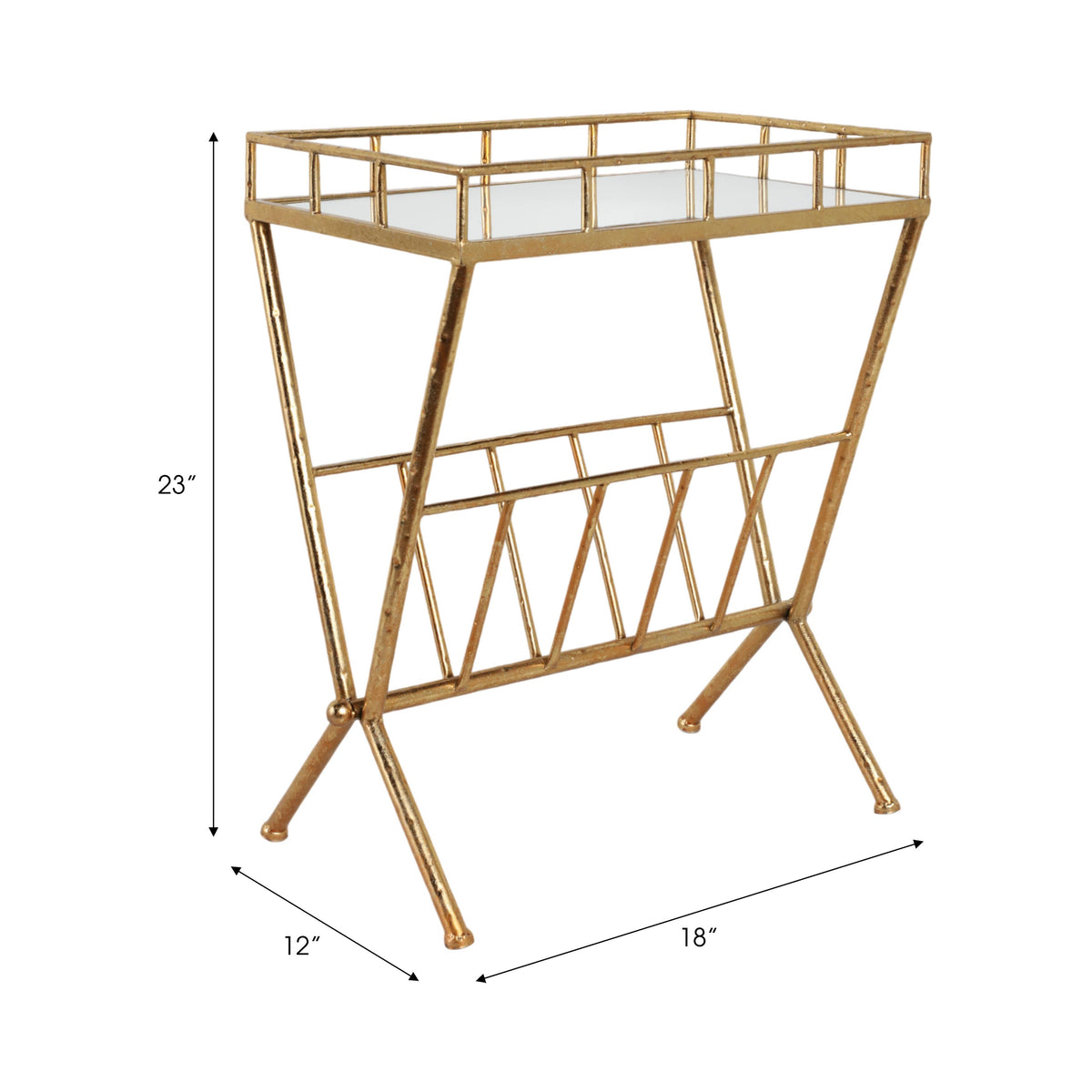 Gold Mirrored Table