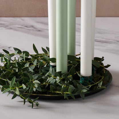 Mashal Iron Taper Candle Holder Plate