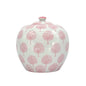 Pink & White Floral Chinoiserie Ginger Jar