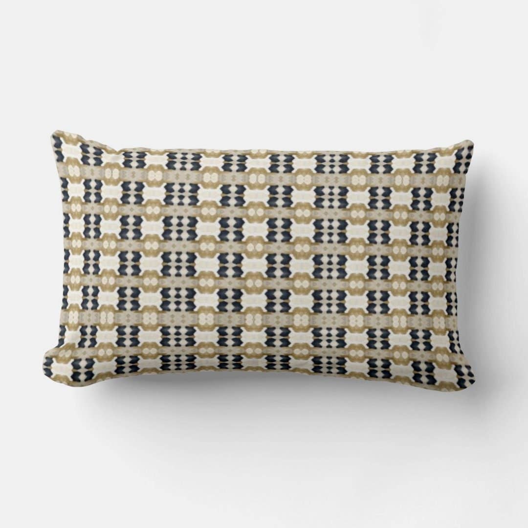 Mia Decorative Abstract Modern Art Throw Pillow