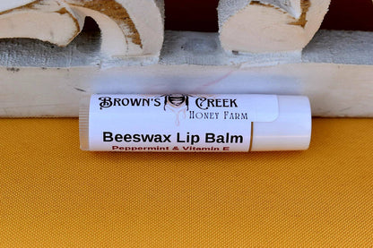 Beeswax Peppermint & Vitamin E Lip Balm