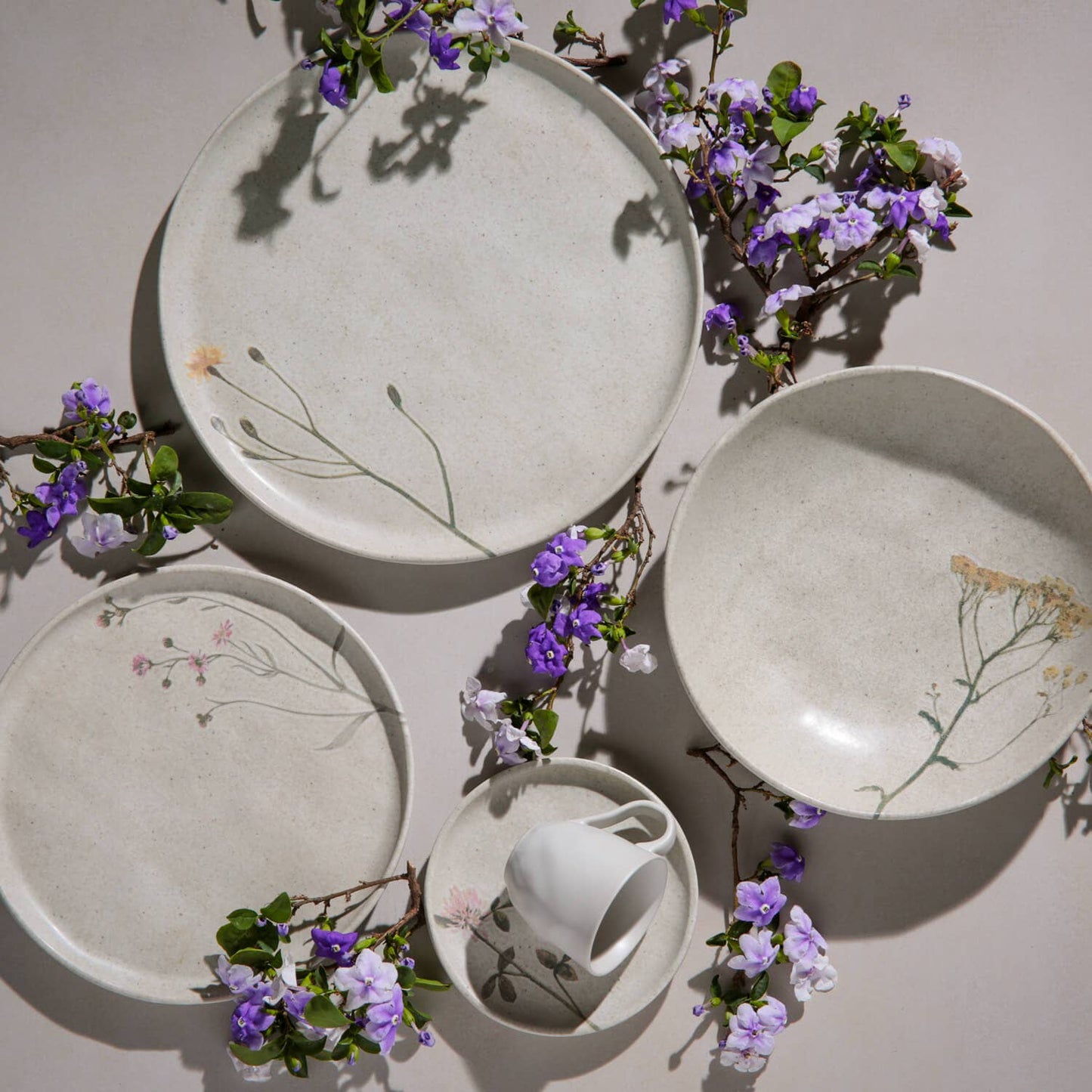 Organic Expresso coffee cup and Saucer