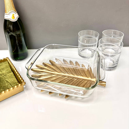 Golden Leaf Trivet - Elegant Home Serverware