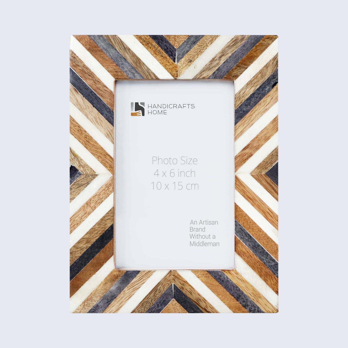Picture Frame Hypno Daze Pattern Brown