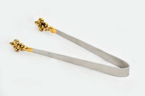 Gold Ice Tongs