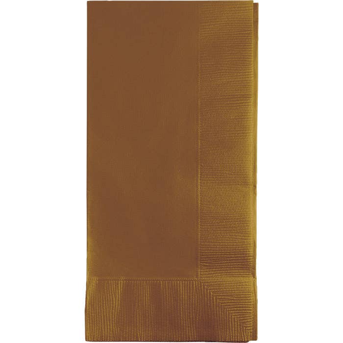 Glittering Gold 2 Ply Dinner Napkins, 50/Pkg