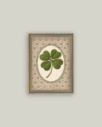 Embroidered Clover