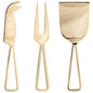 Gold Cheese Knives Set of 3