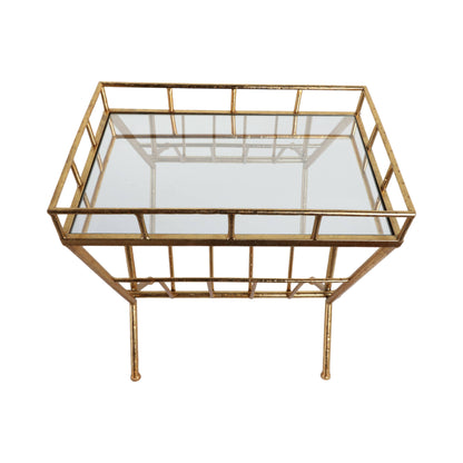 Gold Mirrored Table