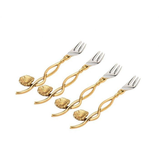 Set of Four Mayfair Dessert Forks
