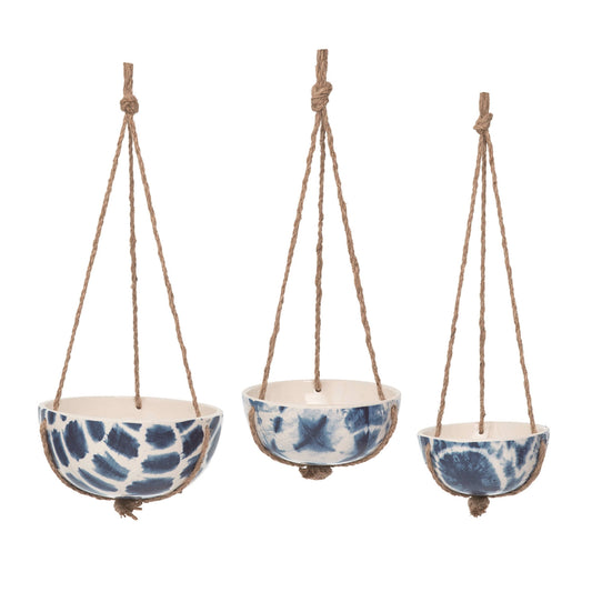 Ceramic Spring Shibari Hanging Bowl Planters