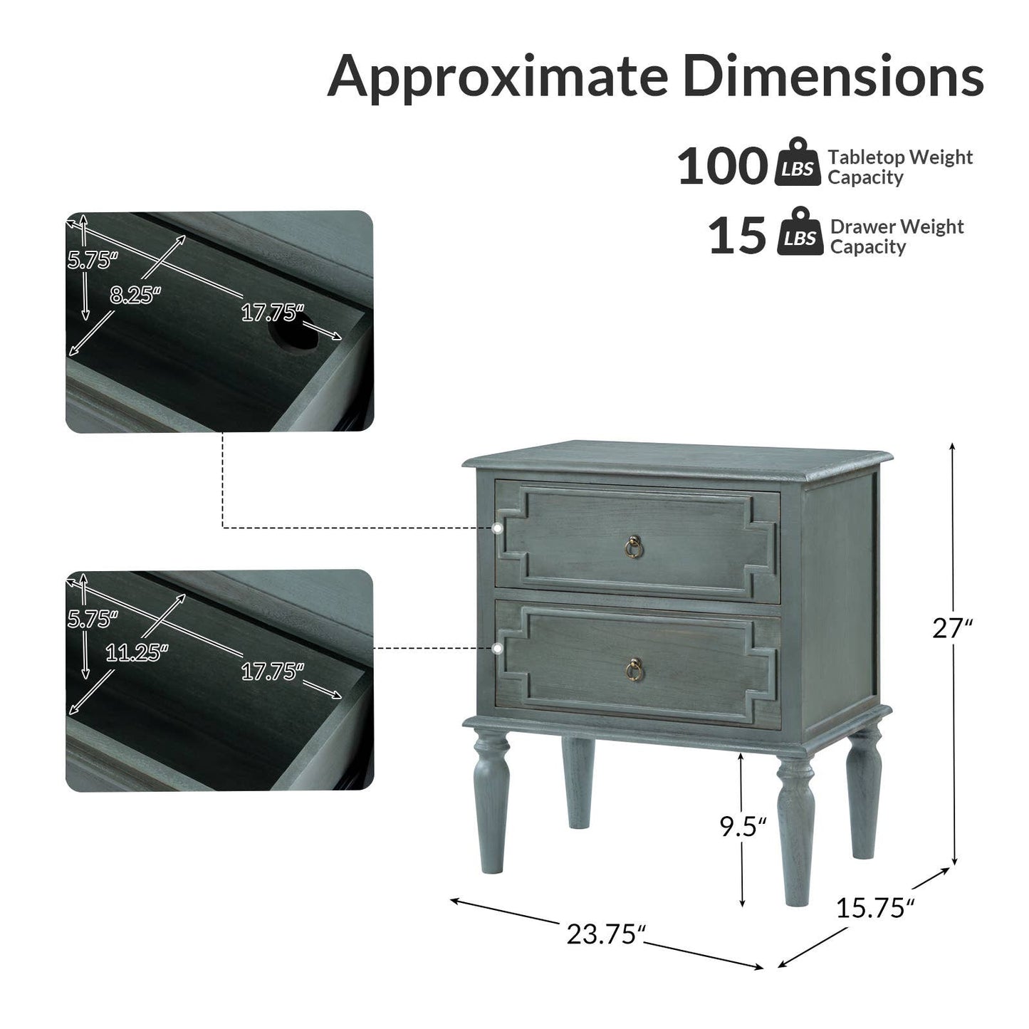 August 2 - Drawer Nightstand