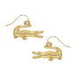 Mini Alligator on Wire Earrings