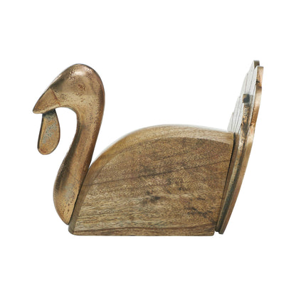 Wooden Turkey w/ Burnished Gold