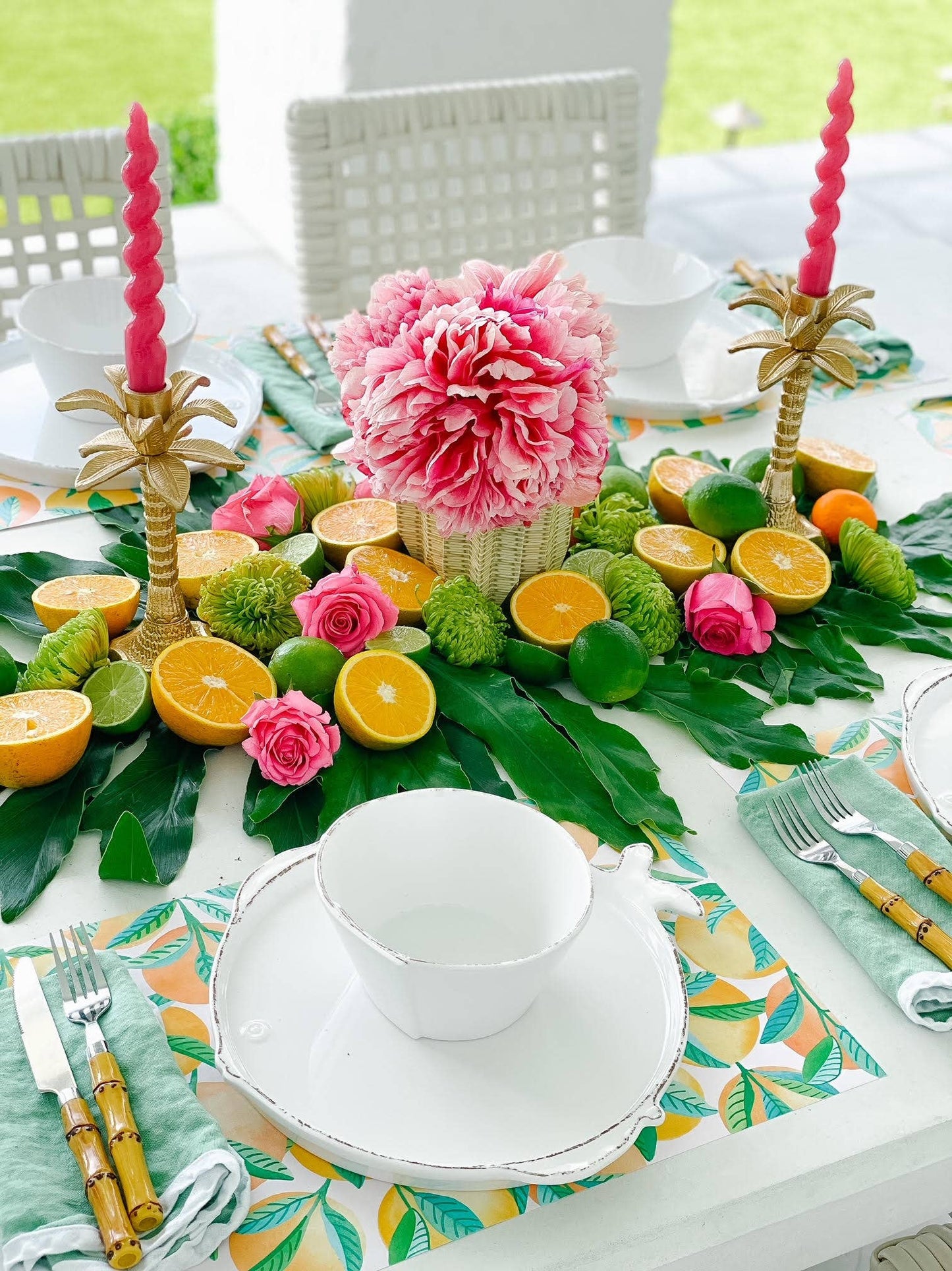 Wicker Paper Vase Wraps