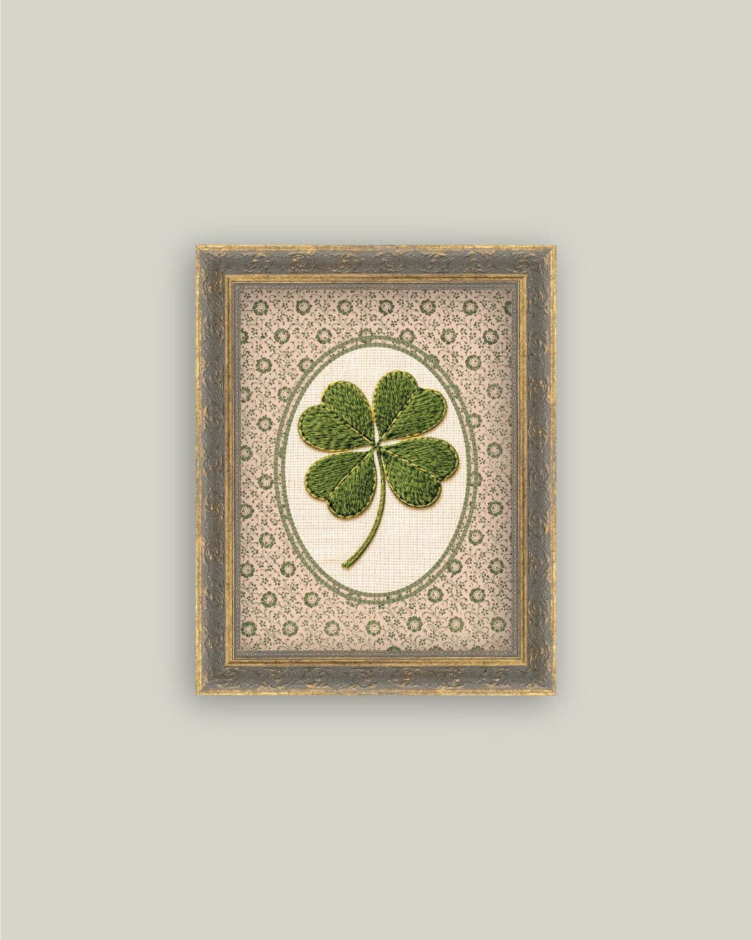 Embroidered Clover
